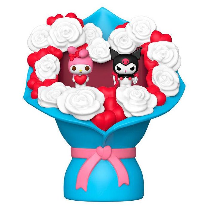 Figura Bitty POP Bouquet Hello Kitty My Melody and Kuromi San Valentin 1