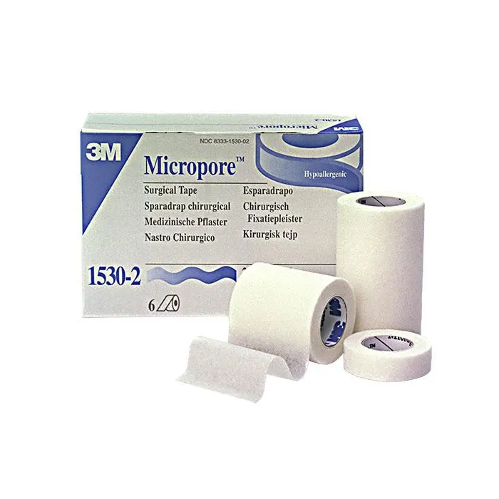 Esparadrapo Micropore Papel 2,5 cmx9,14M Caja 12 Unidades 3M