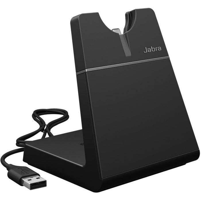 Jabra Soporte de Carga para Auriculares Engage SE Convertible USB-A - Base de carga negra para Jabra Engage SE