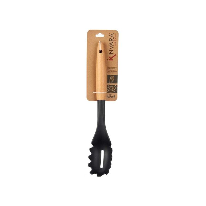 Utensilio Pasta Cocina Mango Madera Kinvara 6X33CM (12 Unidades) 2 Utensilio Pasta Cocina Mango Madera Kinvara 6X33CM (12 Unidades) 2