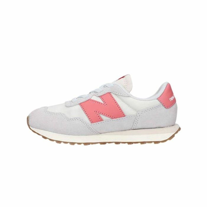 Zapatillas Deportivas Infantiles New Balance 237 Bungee Blanco 5