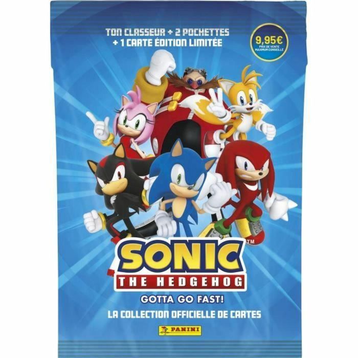 Panini PAN8051708015348 Pack de inicio Sonic the Hedgehog Classic: Carpeta 2 bolsillos + 1 tarjeta edición limitada Panini PAN8051708015348 Pack de inicio Sonic the Hedgehog Classic: Carpeta 2 bolsillos + 1 tarjeta edición limitada