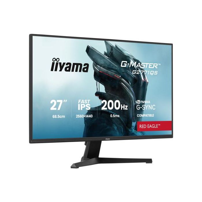 Iiyama G2771Qs-B1 Pantalla para Pc 68,6 Cm (27") 2560 X 1440 Pixeles Wide Quad Hd Negro 2