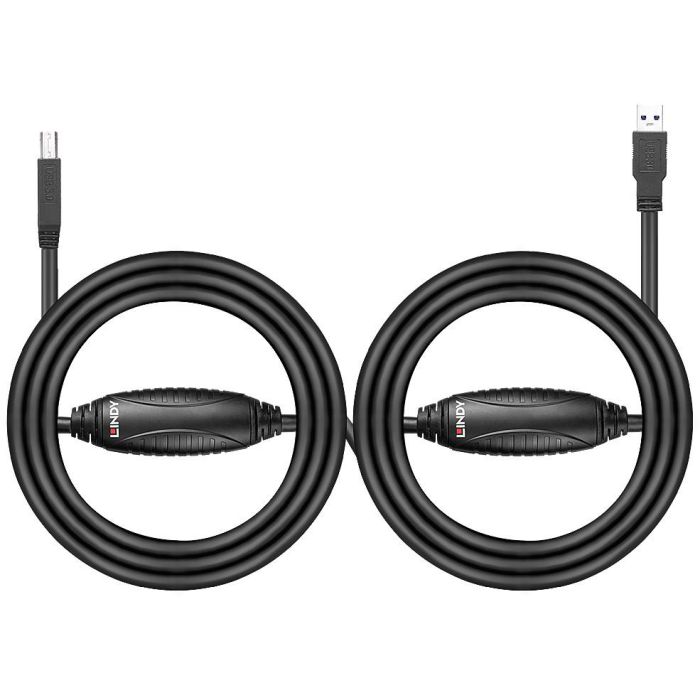 Lindy Cable Activo USB 3.0 de 10m con Transferencia de Datos de hasta 5 Gbps 1
