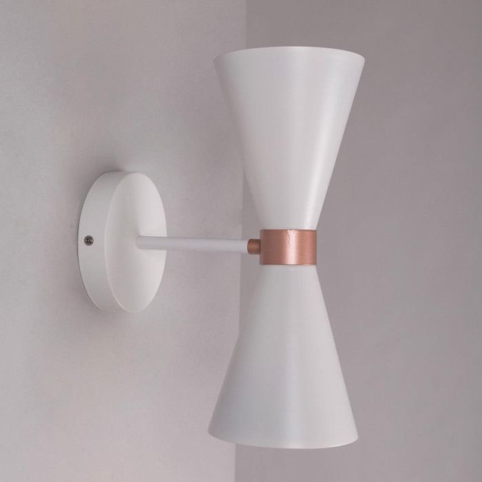 SKD-W1009 Aplique de Pared Kosice con diseño retro y elegante para bombilla LED E27. Ideal para comedor, dormitorio, sala de estar. 3