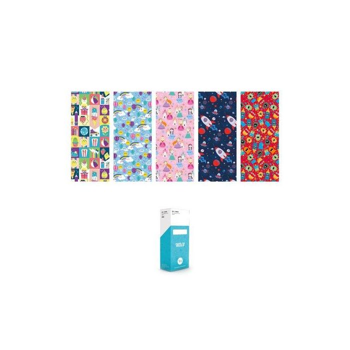 Papel De Regalo Rollo Wonder Wrapper 0,7X2 M (Caja De 50) Infantil