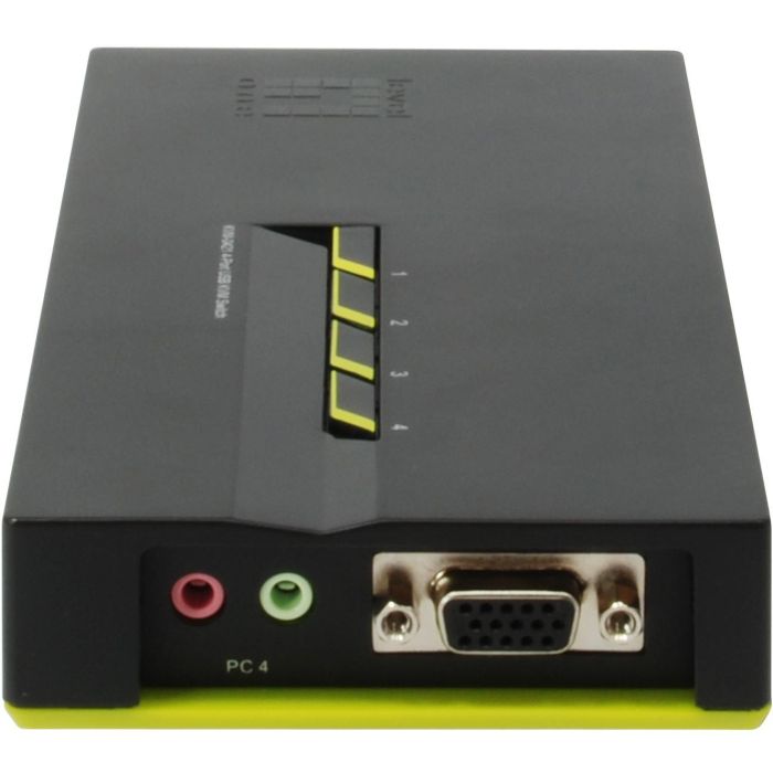 KVM Switch 4-Fach | VGA + 2xUSB + Audio LevelOne 6 KVM Switch 4-Fach | VGA + 2xUSB + Audio LevelOne 6