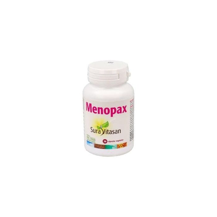 SURA VITASAN Menopax 30 Cápsulas. Complemento con Cimicífuga para el Apoyo en la Menopausia con Plantas como Trébol Rojo y Dong Quai