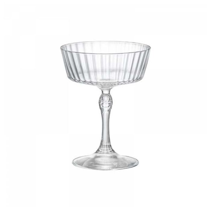 Bormioli Rocco Copa Cóctel Fizz America'20s, 275 ml (6 Unidades) H.140 mm Diámetro 107 mm