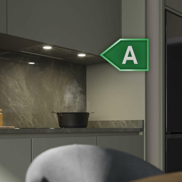 Campana Convencional Cecotec Bolero Flux IM 523500 Inox B 350 m3/h 2