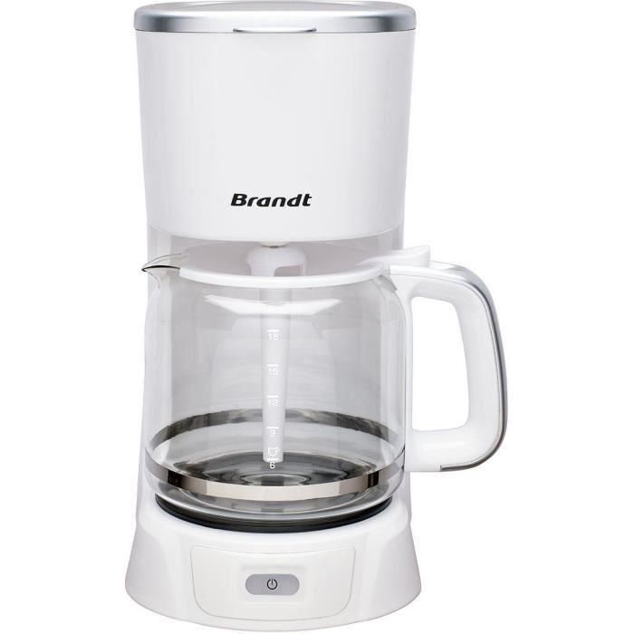 BRANDT CAF1318S Cafetera con filtro - Blanco BRANDT CAF1318S Cafetera con filtro - Blanco
