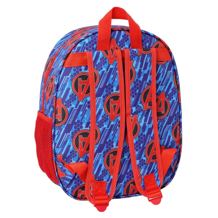 Mochila Infantil The Avengers Rojo Azul oscuro 27 x 33 x 10 cm 3D 1 Mochila Infantil The Avengers Rojo Azul oscuro 27 x 33 x 10 cm 3D 1