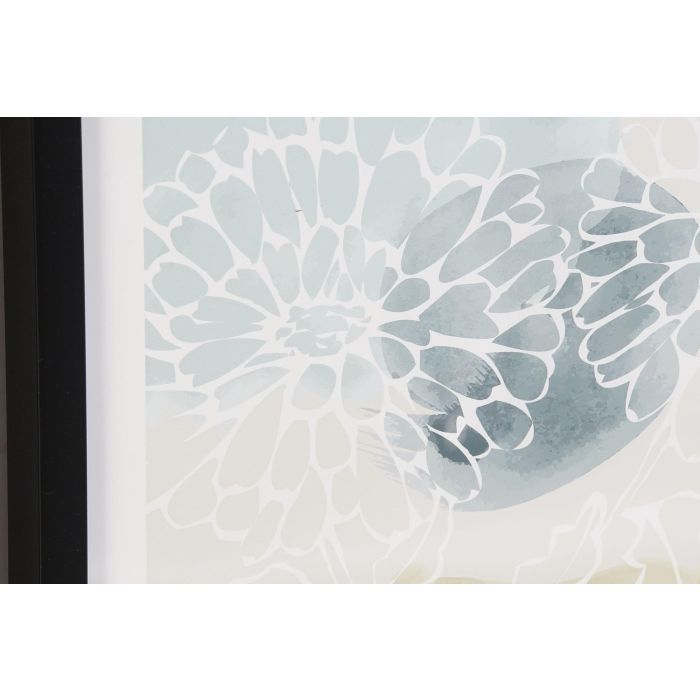 DKD Home Decor Cuadro Decorativo Shabby Chic Floral Multicolor 40x30 cm, Fabricado en PS y MDF, Juego de 3 Unidades Surtidas 2