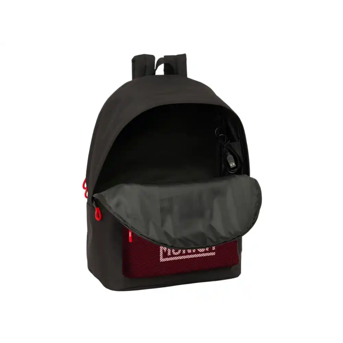 Safta Mochila Doble Vulcan para Portátil 15,6" + USB, 31x44x18 cm 3