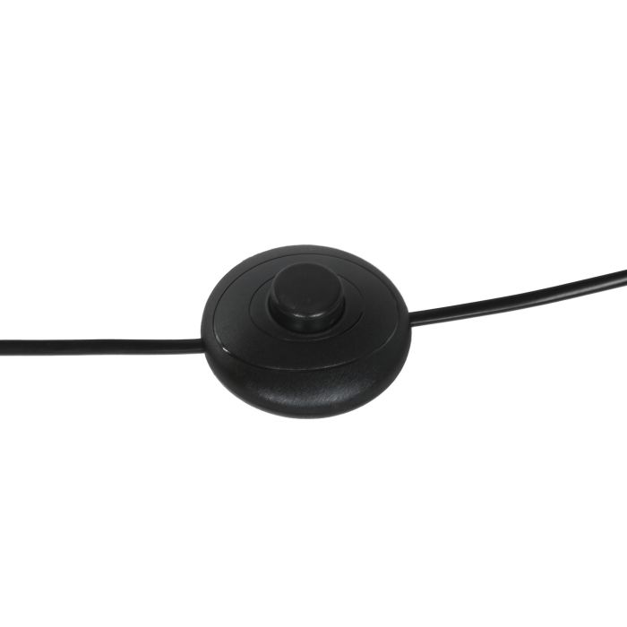 DKD Home Decor Lámpara Pie Scandi Blanco Marrón Cerámica Lino 50 x 139.5 x 50 cm 3