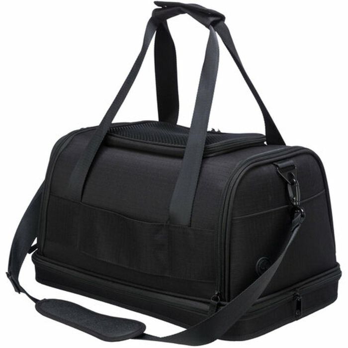 Bolso para Mascotas Trixie Airline Plane Negro Poliéster Goma Eva 28 × 25 × 44 CM 9