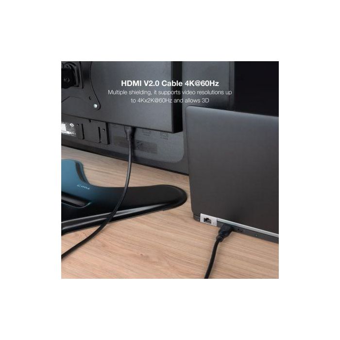 Nano Cable 10.15.3905 Cable HDMI 2.0 Macho - Macho 4K@60Hz HDR 3D 5m Negro 4 Nano Cable 10.15.3905 Cable HDMI 2.0 Macho - Macho 4K@60Hz HDR 3D 5m Negro 4