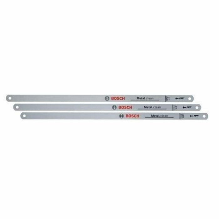 Bosch BOS4053423302134 Juego de 3 Hojas de Sierra Alternativa Clean 300mm Bimetálica Duradera para Cortes Limpios