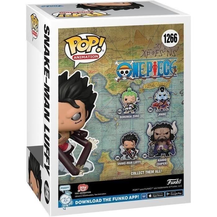 Funko Pop 61368 Figura Snake Man Luffy One Piece Vinilo 9 cm 3