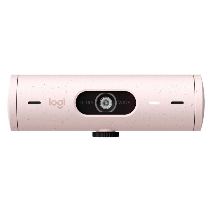 Logitech Webcam Brio 500 Rosa Full HD 1080p 4MP 90° con Clip de Montaje Universal USB-C Plug and Play Rightlight 4 HDR 17