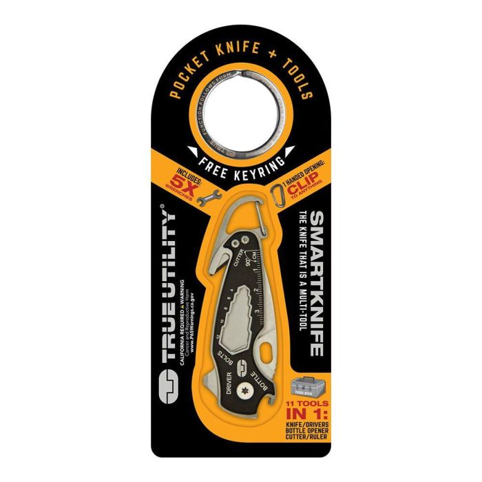 True Navaja Multiusos Smartknife 11 en 1 Acero Inoxidable con Abrebotellas y Destornillador 4 True Navaja Multiusos Smartknife 11 en 1 Acero Inoxidable con Abrebotellas y Destornillador 4