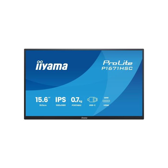 Monitor Iiyama Ips, Portable, 2X C (Video), 1Xmhdmi 1