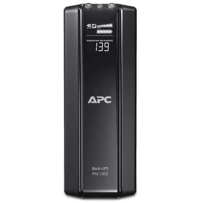 APC Inversor Back UPS Pro BR1500G-FR 1500VA / 865W para PC y Mac con Pantalla LCD y Protección de Red Gigabit Ethernet 0 APC Inversor Back UPS Pro BR1500G-FR 1500VA / 865W para PC y Mac con Pantalla LCD y Protección de Red Gigabit Ethernet 0