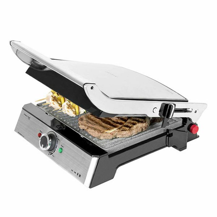 Plancha de Cocina Cecotec Rock'nGrill Pro Plateado 2000 W 6