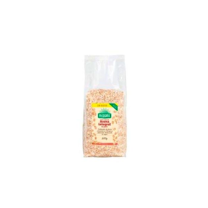 BIOGRA Copos de Avena Finos 500g Bio Sin Gluten Vegano para Desayunos y Recetas