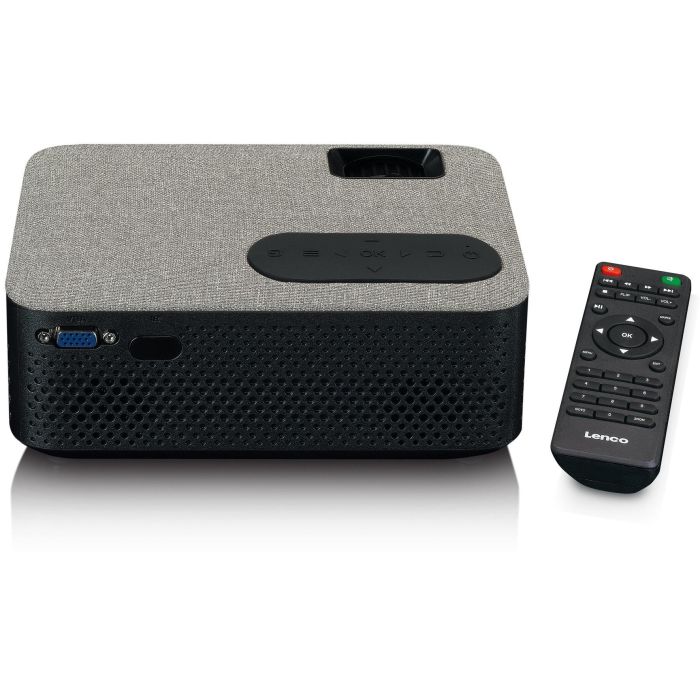 Lenco Proyector LPJ-700BKGY LED Full HD 1080p 4000 Lúmenes LED Negro 1 Lenco Proyector LPJ-700BKGY LED Full HD 1080p 4000 Lúmenes LED Negro 1