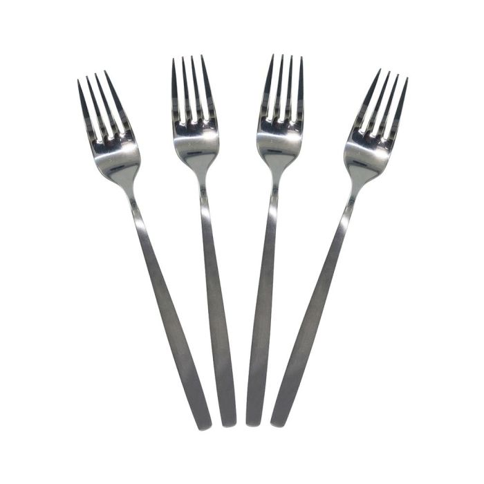 Home Deco Factory Cubertería 16 Piezas Acero Inoxidable Mango Cepillado 4