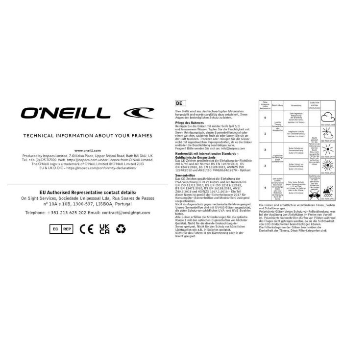 Montura de Gafas Mujer O'Neill ONB-4031 52108 3