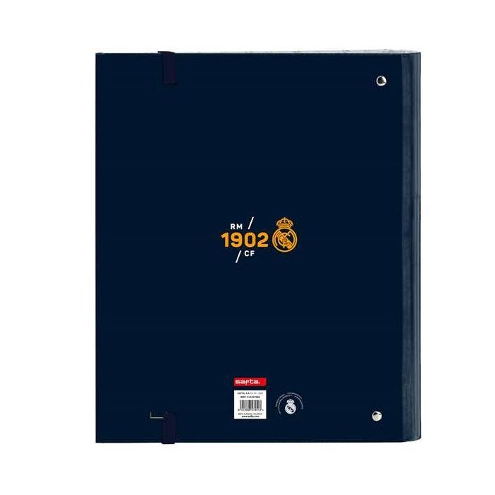 Carpeta Con Recambio Safta Din A4 Tapa Forrada 100 H 60 gr Cuadro 5 mm Con Goma Y 5 Separadores Real Madrid 2 1 Carpeta Con Recambio Safta Din A4 Tapa Forrada 100 H 60 gr Cuadro 5 mm Con Goma Y 5 Separadores Real Madrid 2 1