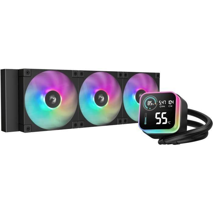 Deepcool R-LQ360-BKLSMW-G-1 - Kit de Refrigeración Líquida RGB para CPU, 3 Ventiladores, 360mm, LQ360 0 Deepcool R-LQ360-BKLSMW-G-1 - Kit de Refrigeración Líquida RGB para CPU, 3 Ventiladores, 360mm, LQ360 0
