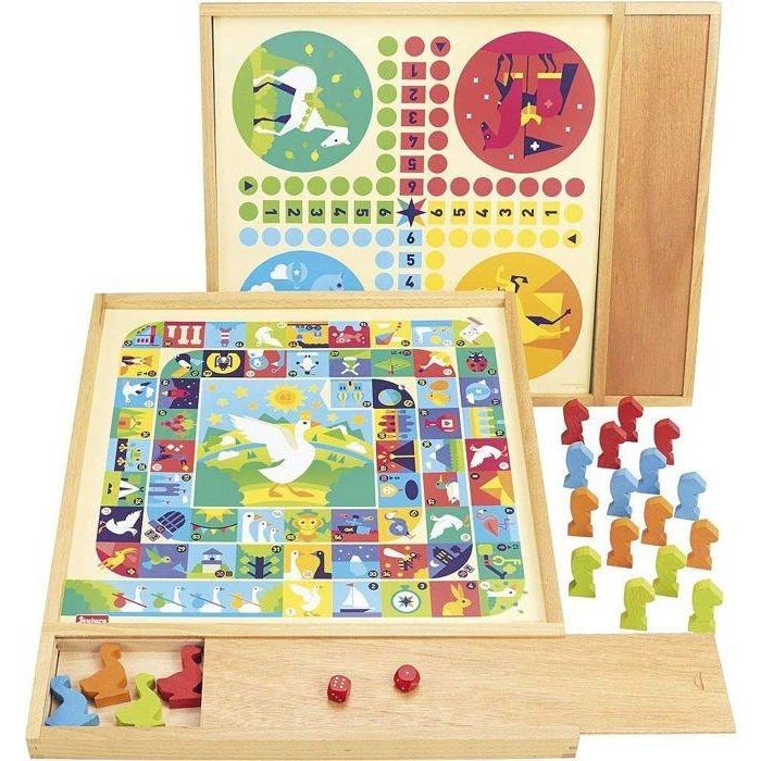 Juego de Mesa Jeujura Game of goose and small horses 2