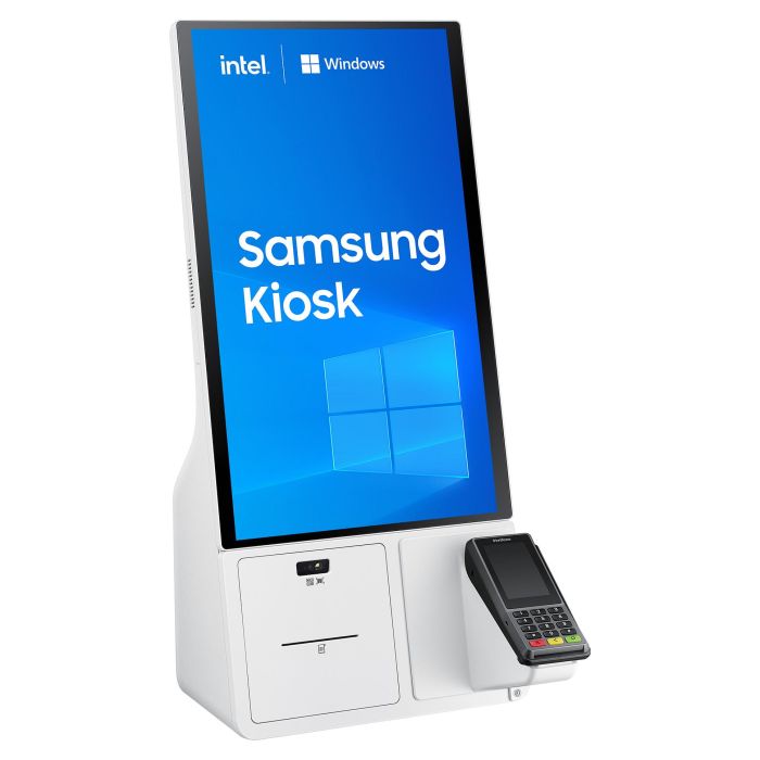 Samsung KM24C-W Pantalla LED de 24" para Kiosco Blanco, Windows 10 IoT Enterprise