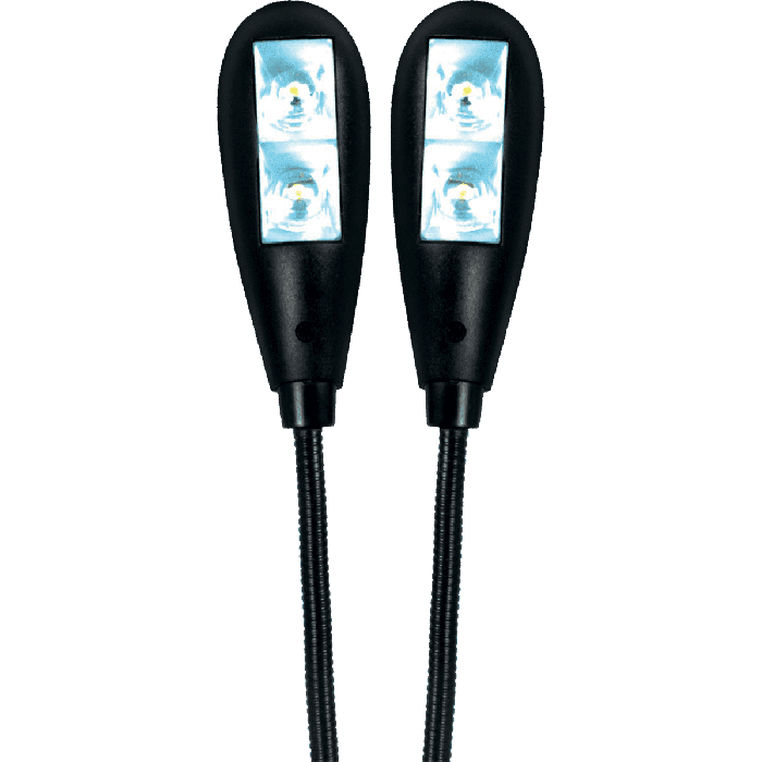 Lámpara Atril Dual Flex Con Pinza - 4 Led´S 3 Lámpara Atril Dual Flex Con Pinza - 4 Led´S 3