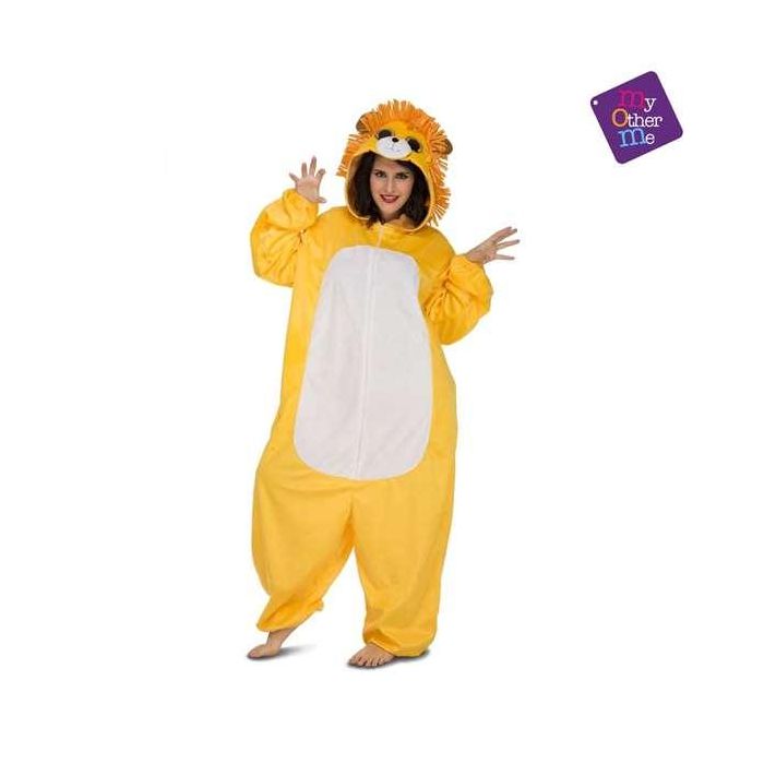 My Other Me Disfraz León Big Eyes Mono con Capucha Talla S para Niños 3-14 Años 100% Poliéster 4