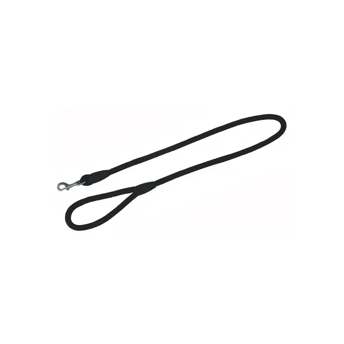 Freedog Correa de Nylon Round Negro 10 mm x 120 cm para Perro