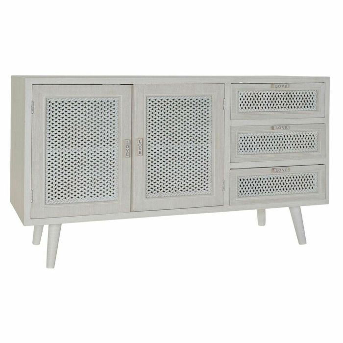 Aparador DKD Home Decor Blanco Madera MDF (110 x 41 x 64 cm) Aparador DKD Home Decor Blanco Madera MDF (110 x 41 x 64 cm)