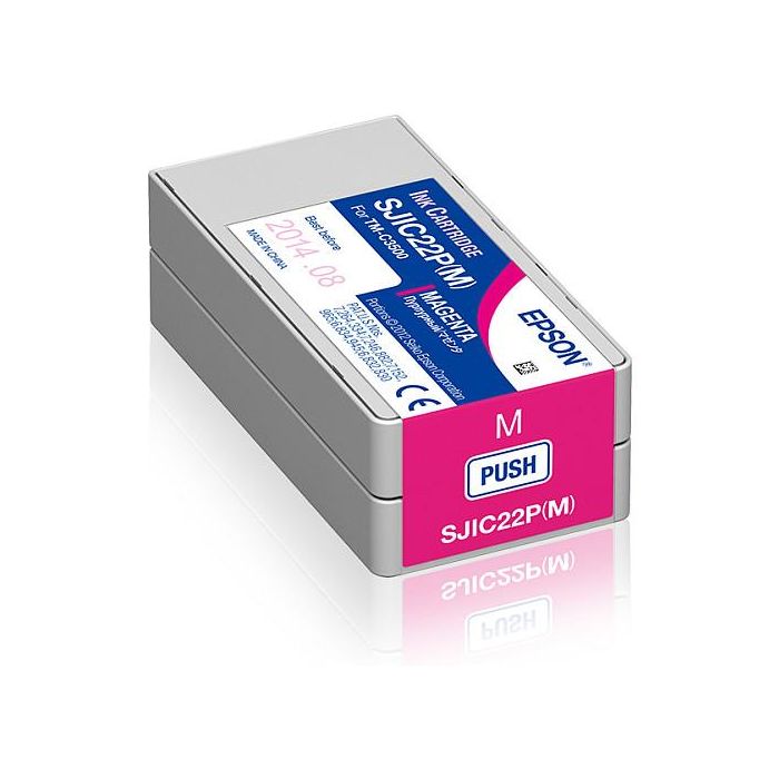 Epson SJIC22PM Cartucho de Tinta Magenta Colorworks C3500 32.5ML Epson SJIC22PM Cartucho de Tinta Magenta Colorworks C3500 32.5ML