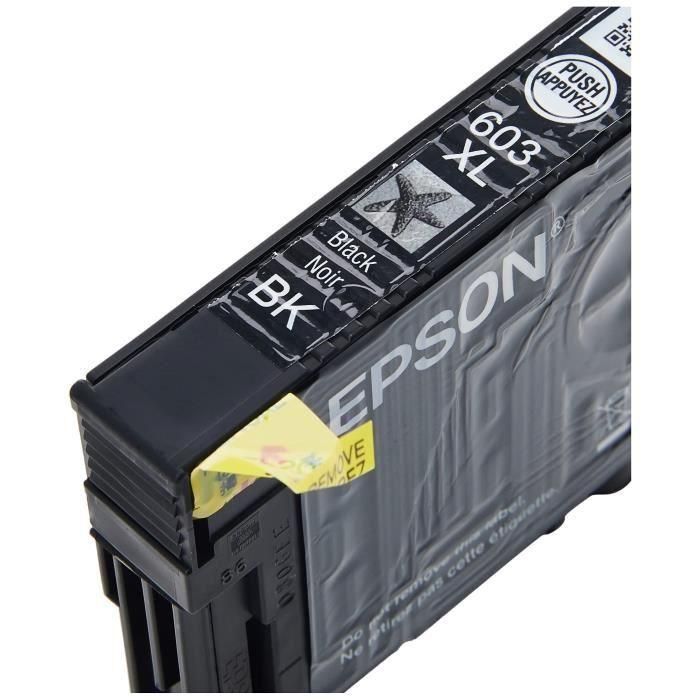 Epson Tinta Negro Xp-2100, 3100, 4100 - Wf-2830Dwf, 2850Dwf - 603 XL 1 Epson Tinta Negro Xp-2100, 3100, 4100 - Wf-2830Dwf, 2850Dwf - 603 XL 1