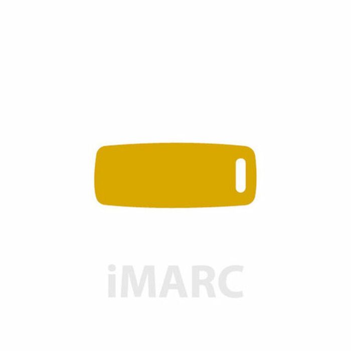 Placa identificativa Imarc Baggage Amarillo Dorado 1