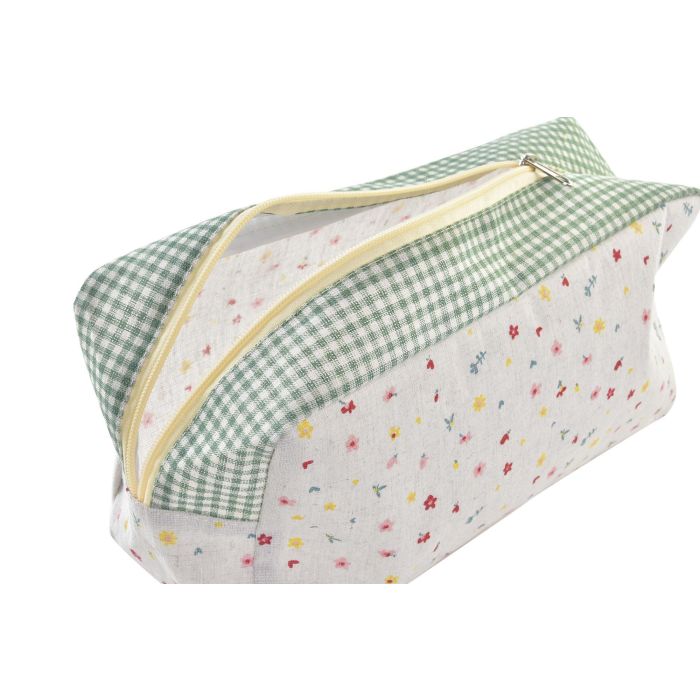 DKD Home Decor Neceser Shabby Vichy Algodón Poliéster Colores Surtidos 10 x 15 x 30 cm (12 Unidades) 2