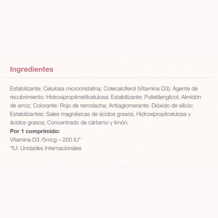 Cumlaude Lab FEMPLUS VITAMINA D3 comprimidos para salud ósea, 90 u 1 Cumlaude Lab FEMPLUS VITAMINA D3 comprimidos para salud ósea, 90 u 1