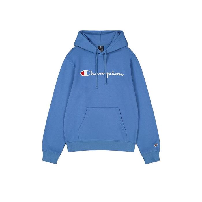Sudadera con Capucha Hombre Champion HOODED SWEATSHIRT 220253 CBU Azul 0 Sudadera con Capucha Hombre Champion HOODED SWEATSHIRT 220253 CBU Azul 0