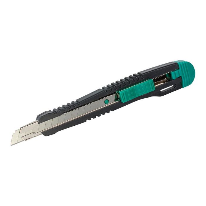 Wolfcraft Cúter de cuchillas separables estándar de 9mm con guía metálica y depósito de cuchillas 4141000 0 Wolfcraft Cúter de cuchillas separables estándar de 9mm con guía metálica y depósito de cuchillas 4141000 0