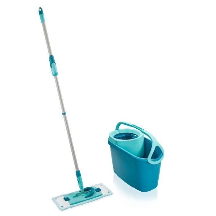 LEIFHEIT Clean Twist M Ergo 52120 Set de limpieza para suelos - Fregona con funda de 33 cm y cubo con centrifugado giratorio sencillo LEIFHEIT Clean Twist M Ergo 52120 Set de limpieza para suelos - Fregona con funda de 33 cm y cubo con centrifugado giratorio sencillo