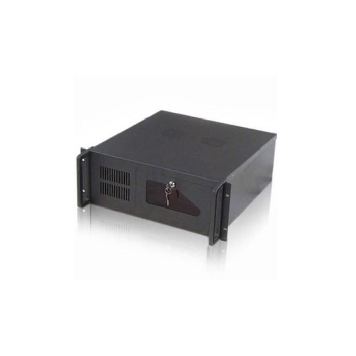 Tooq Caja Servidor Rack 19 Pulgadas 4U 406 Negra Sin Fuente con Ventana Transparente