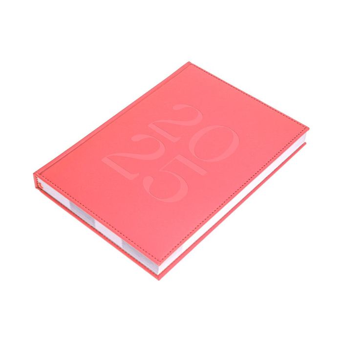 Agenda Encuadernada Liderpapel Creta 170x240 mm 2025 Dia Pagina Color Rosa Papel 70 gr 8